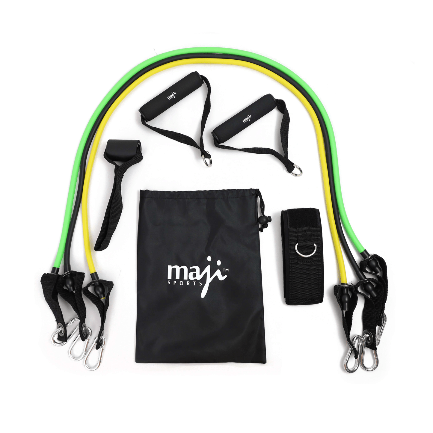 Maji Sports Full-Body Resistance Training Workout Tube Kit – Strength, Mobility & Flexibility in One Set