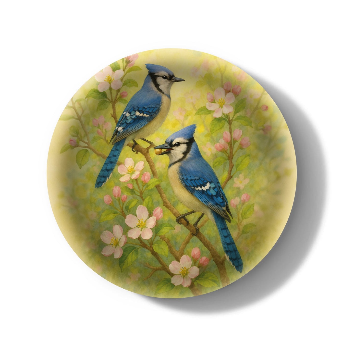 Blue Jays Birchwood Tray - Mini Round - Set of 2