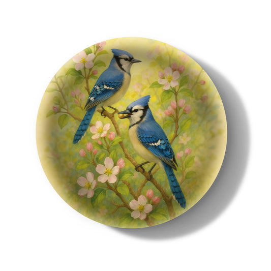 Blue Jays Birchwood Tray - Mini Round - Set of 2