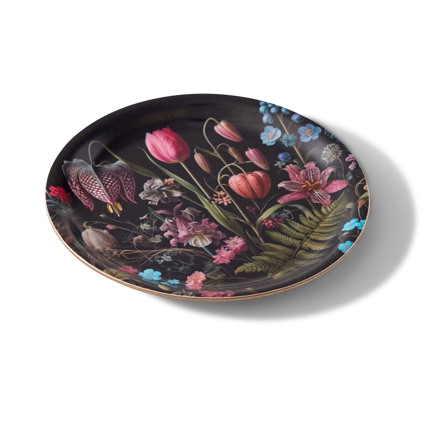 Kings Flower Mini Birchwood Tray Set of 2 - Osadia Concept Store