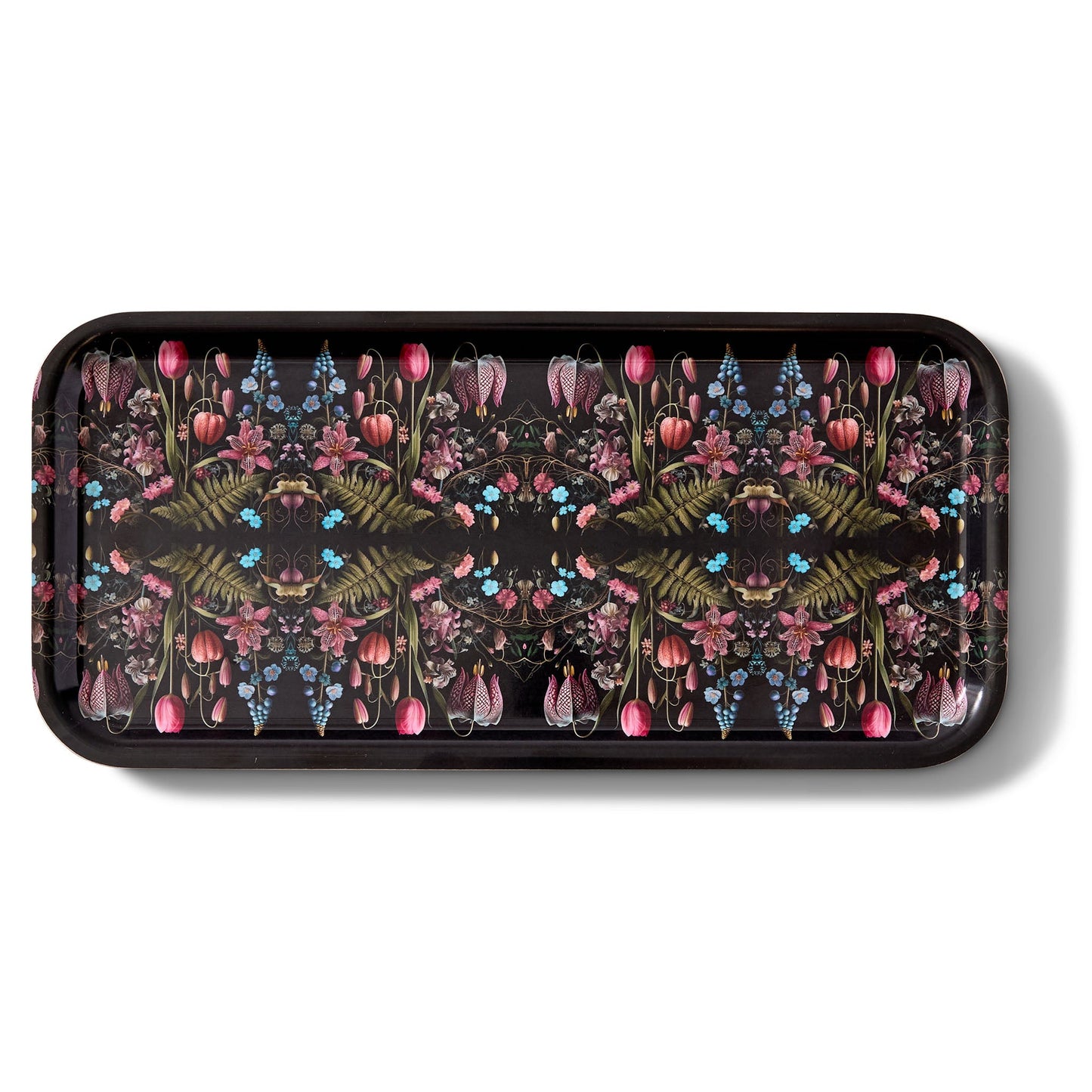 Kings Flower Narrow Birchwood Small Decorative Tray