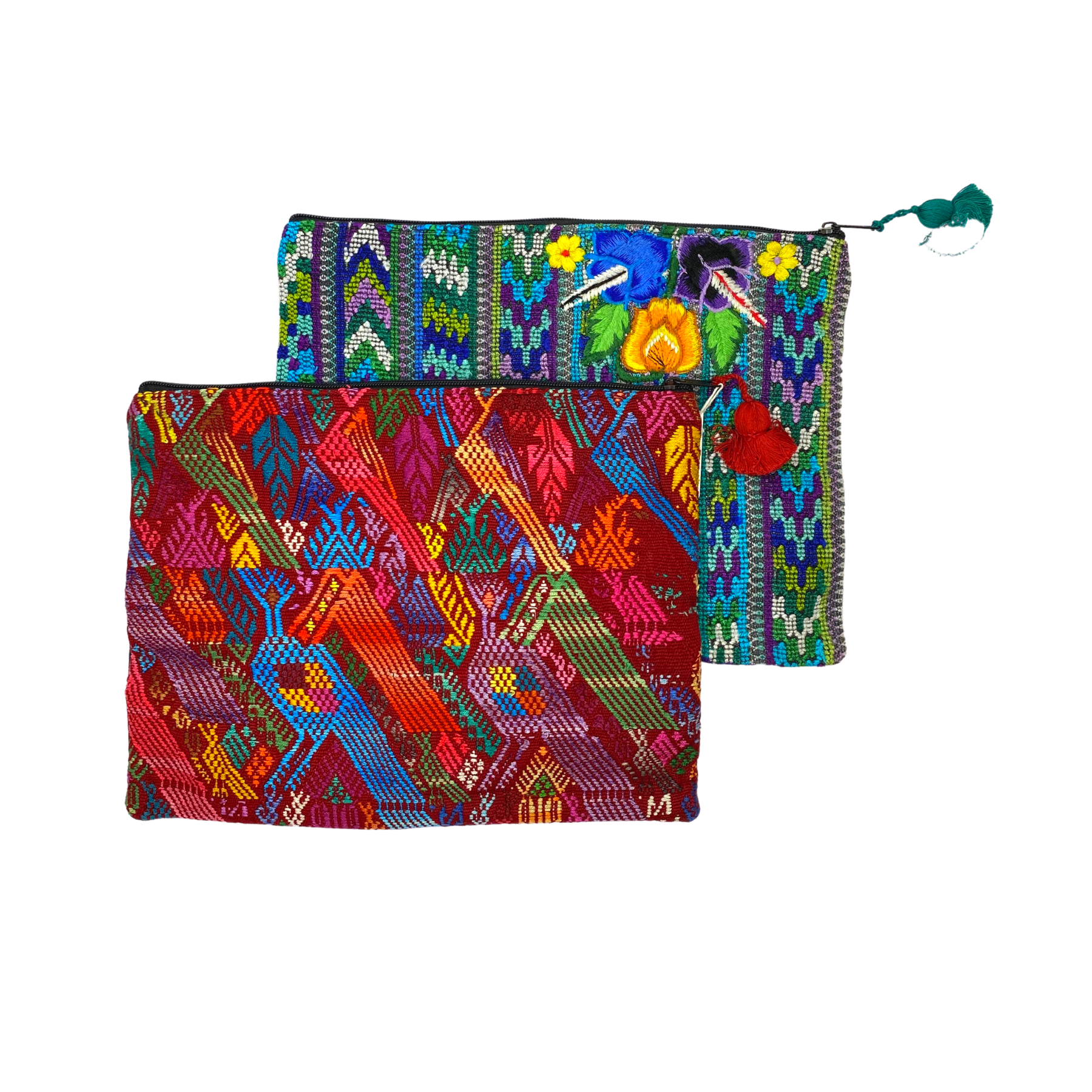 Maya Up-cycled Huipil Cosmetic One-of-a-Kind Bag - Guatemala - Osadia Concept Store