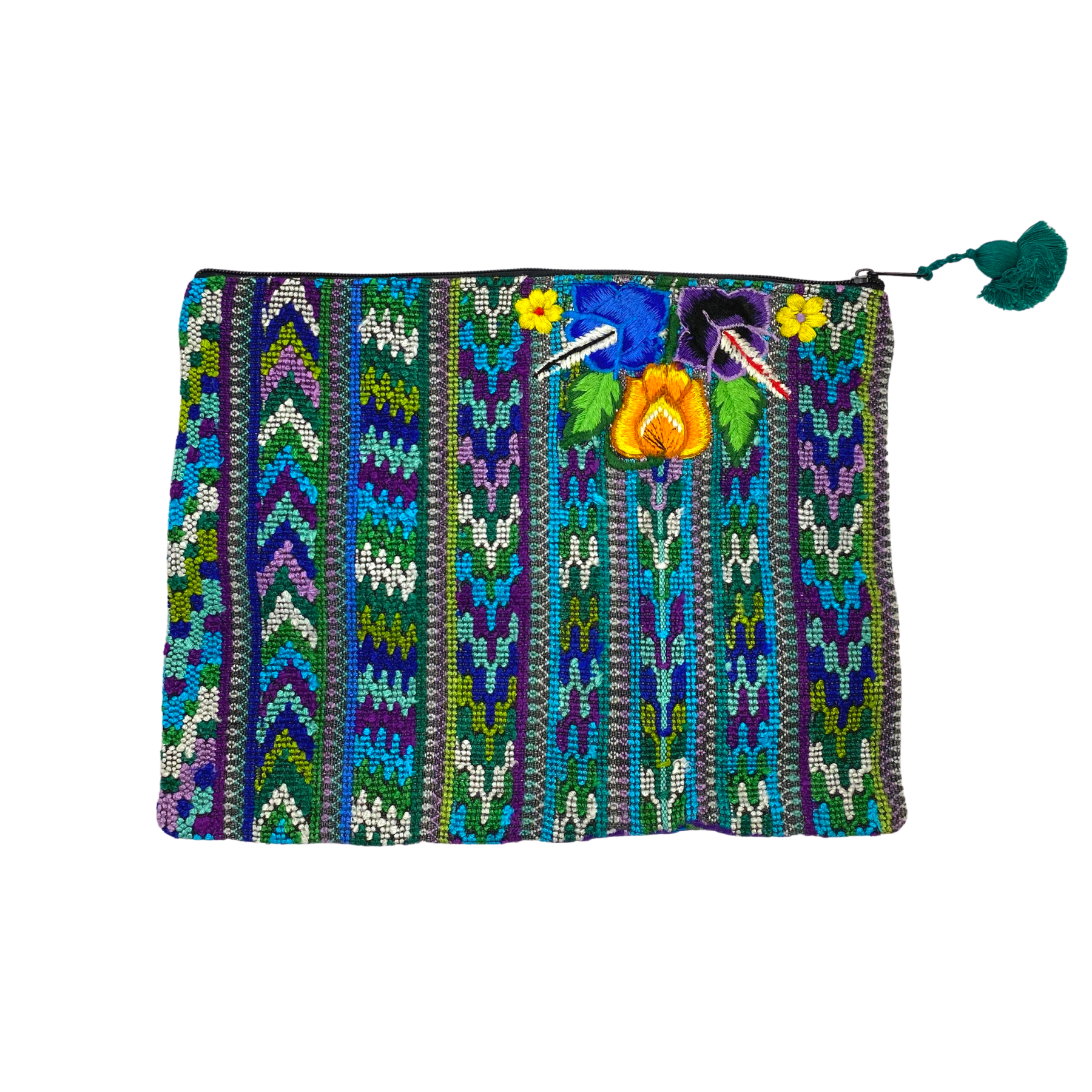 Maya Up-cycled Huipil Cosmetic One-of-a-Kind Bag - Guatemala - Osadia Concept Store