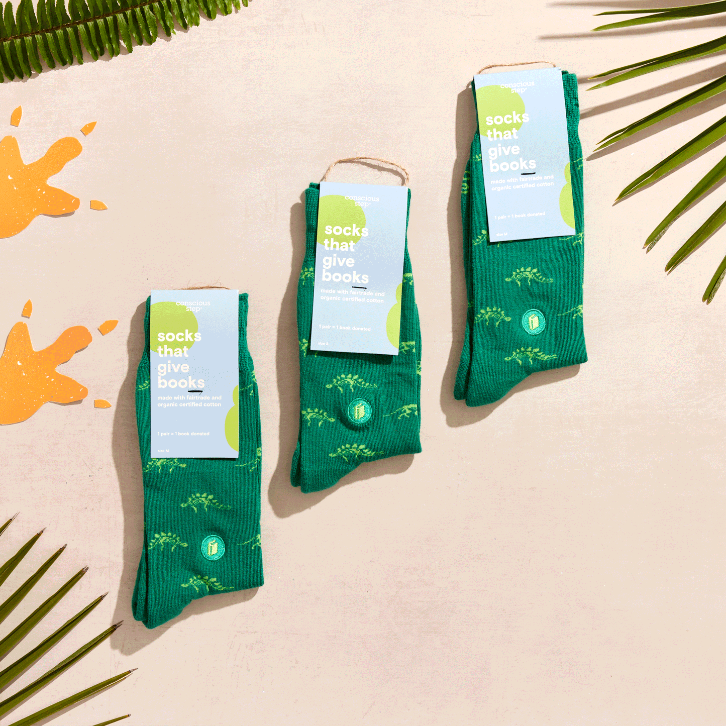 Socks that Give Books