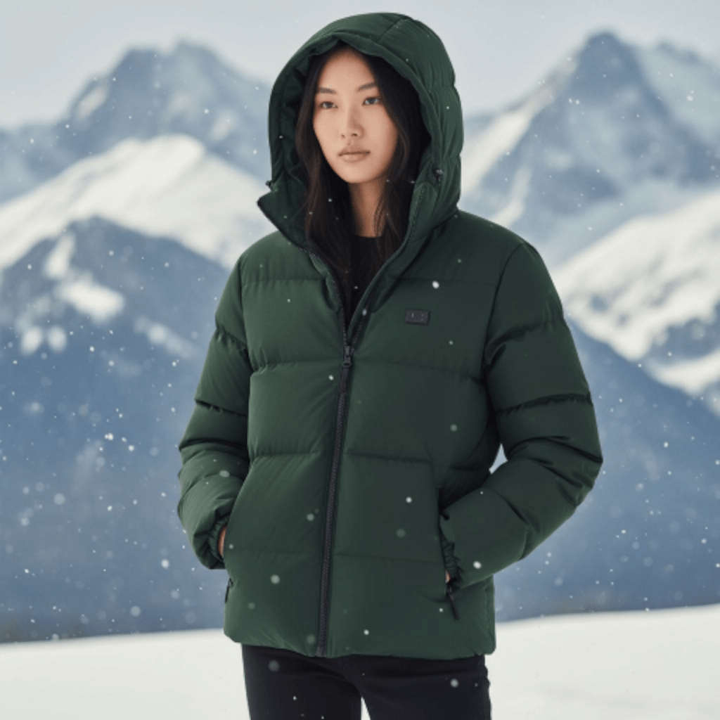 Men's Heated Hoodie Jacket with Carbon Fiber USB