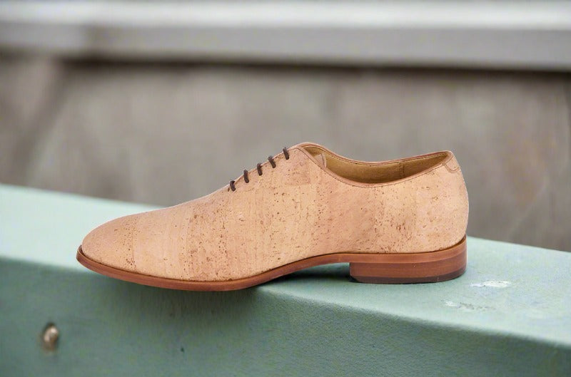 Men's Natural Cork Smooth Oxford