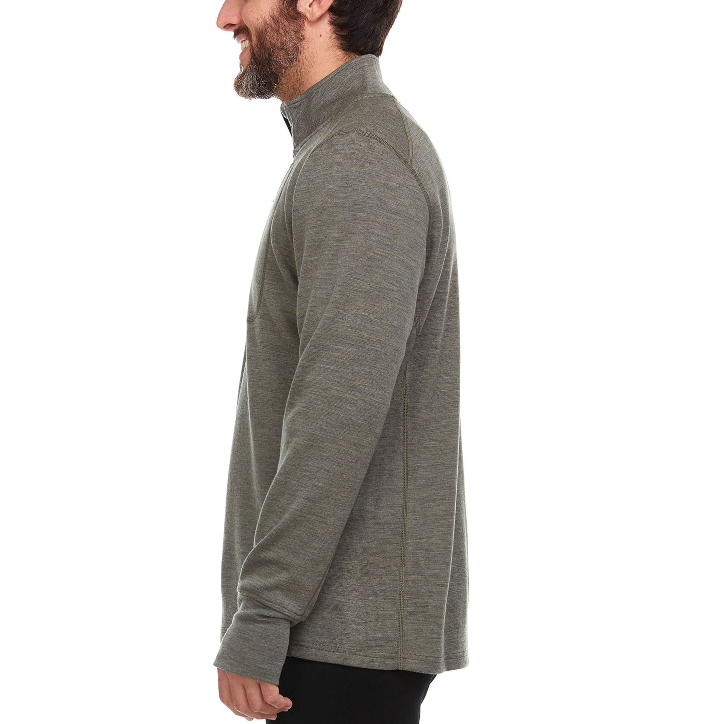 Heavyweight Men's Wool 1/4 Zip - 100% Merino Wool - Osadia Concept Store