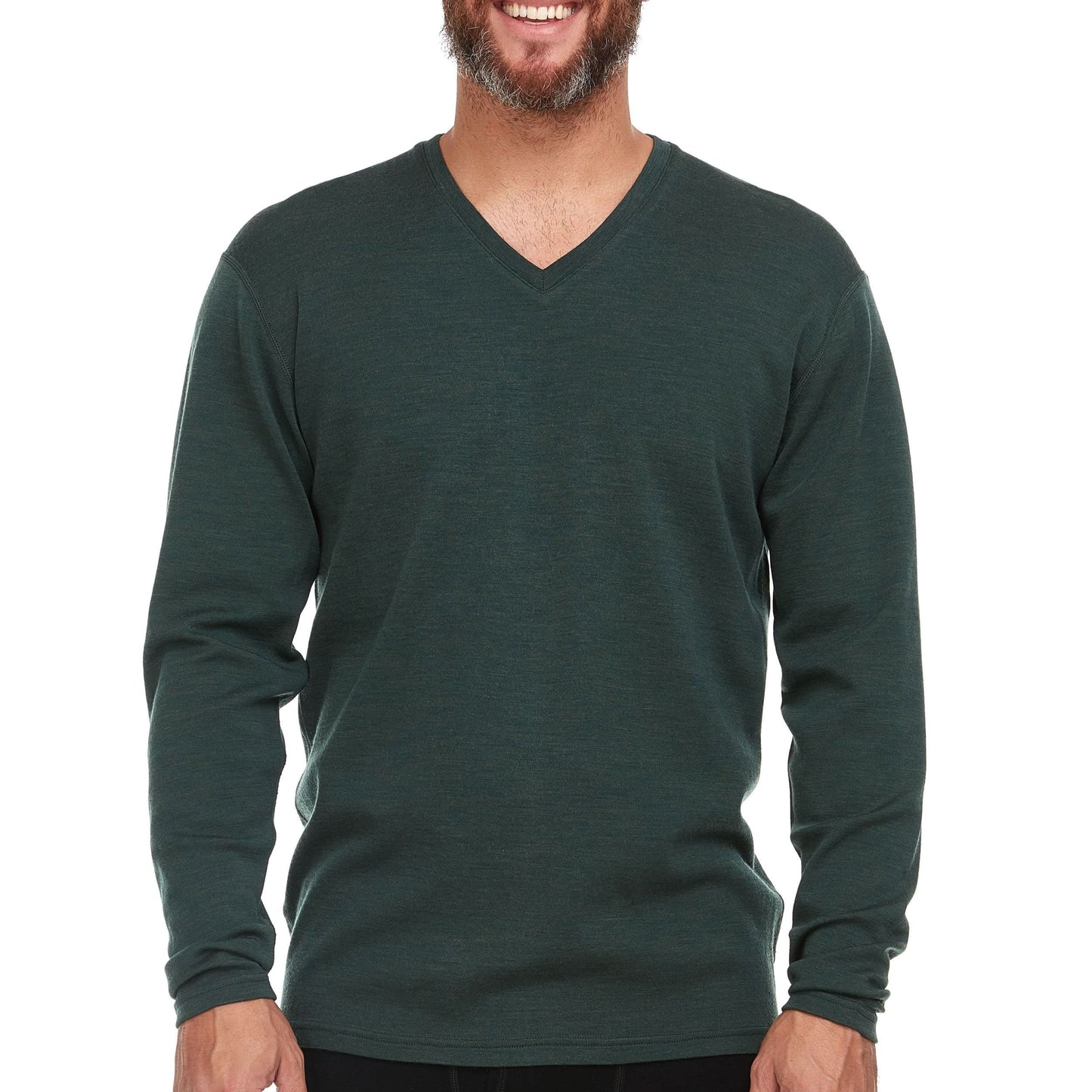 Men's Midweight Merino Wool V-Neck Sweater | 100% Merino Wool - Osadia Concept Store