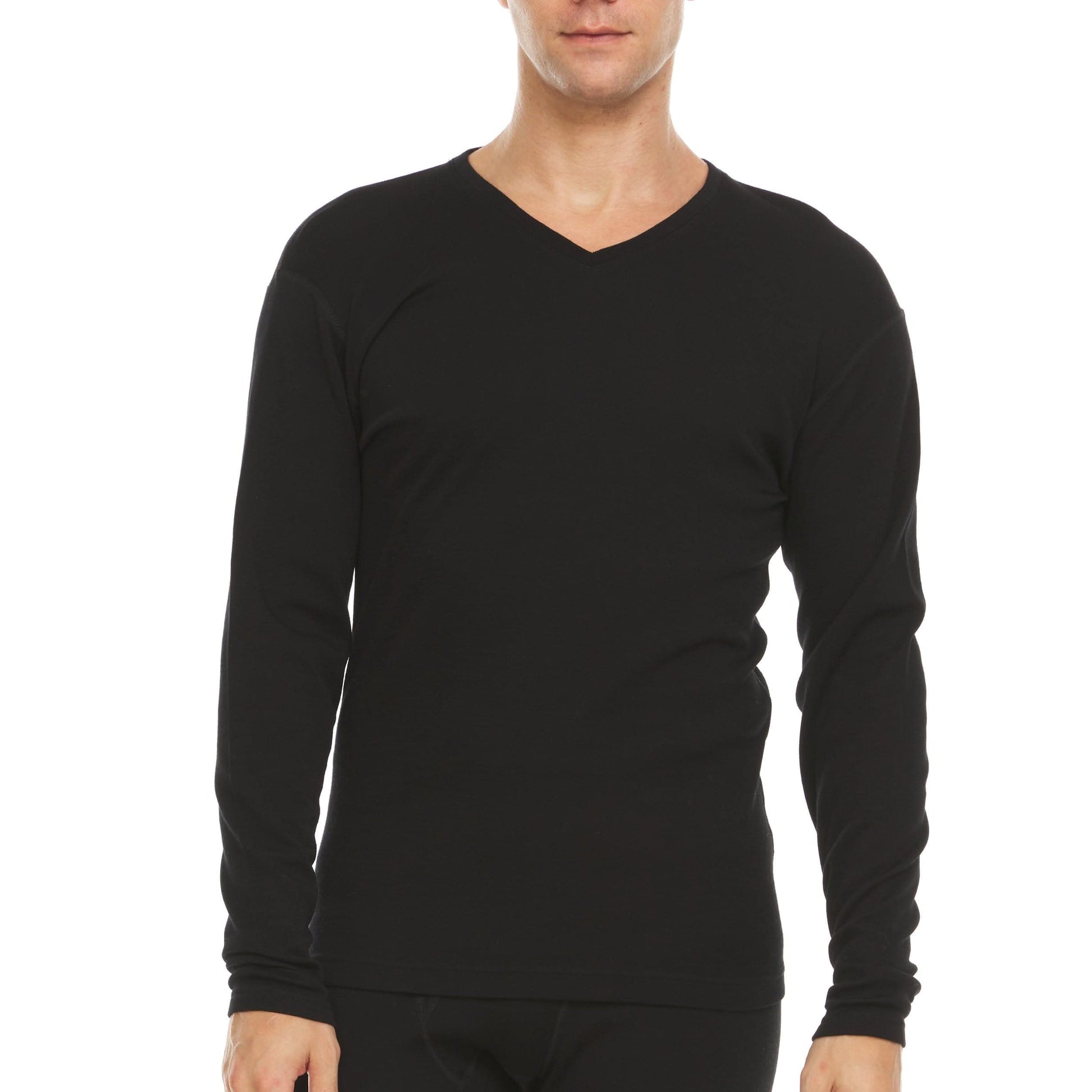 Men's Midweight Merino Wool V-Neck Sweater | 100% Merino Wool - Osadia Concept Store