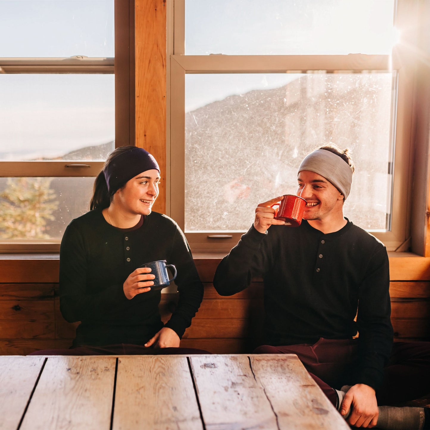 Men's Midweight Merino Wool Henley | 100% Merino Wool - Osadia Concept Store