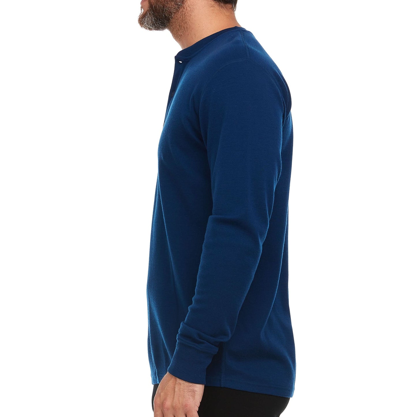 Men's Midweight Merino Wool Henley | 100% Merino Wool - Osadia Concept Store