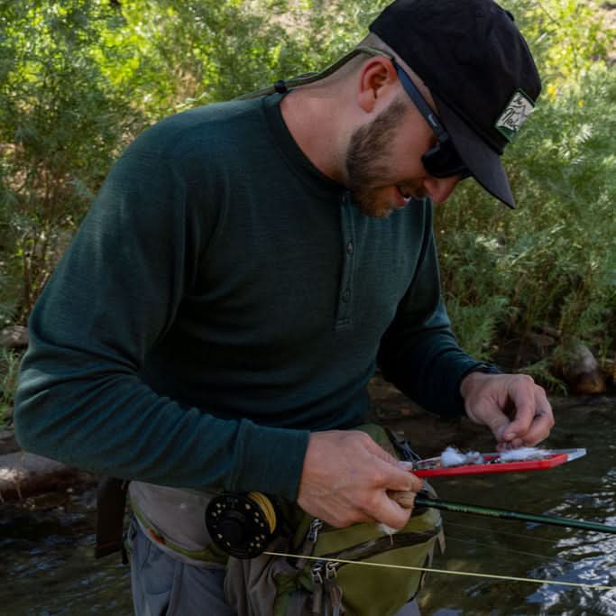 Men's Midweight Merino Wool Henley | 100% Merino Wool - Osadia Concept Store