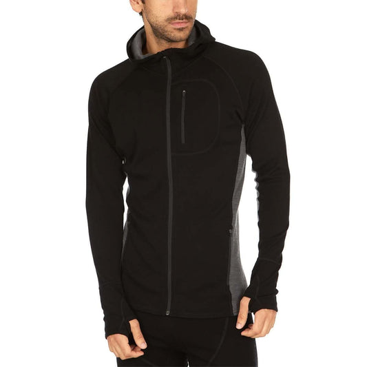 Men's Full Zip Merino Hoodie - Midweight