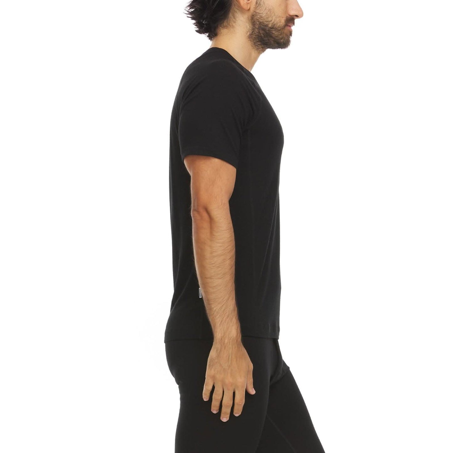 Men's Merino Wool V-Neck T-Shirt - Microweight - Osadia Concept Store