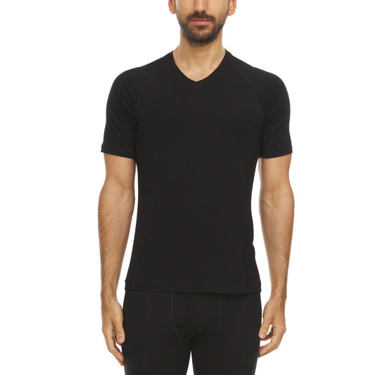 Men's Merino Wool V-Neck T-Shirt - Microweight - Osadia Concept Store