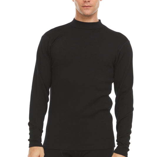 Men's Heavyweight Merino Wool Mock Neck | 100% Merino Wool - Osadia Concept Store
