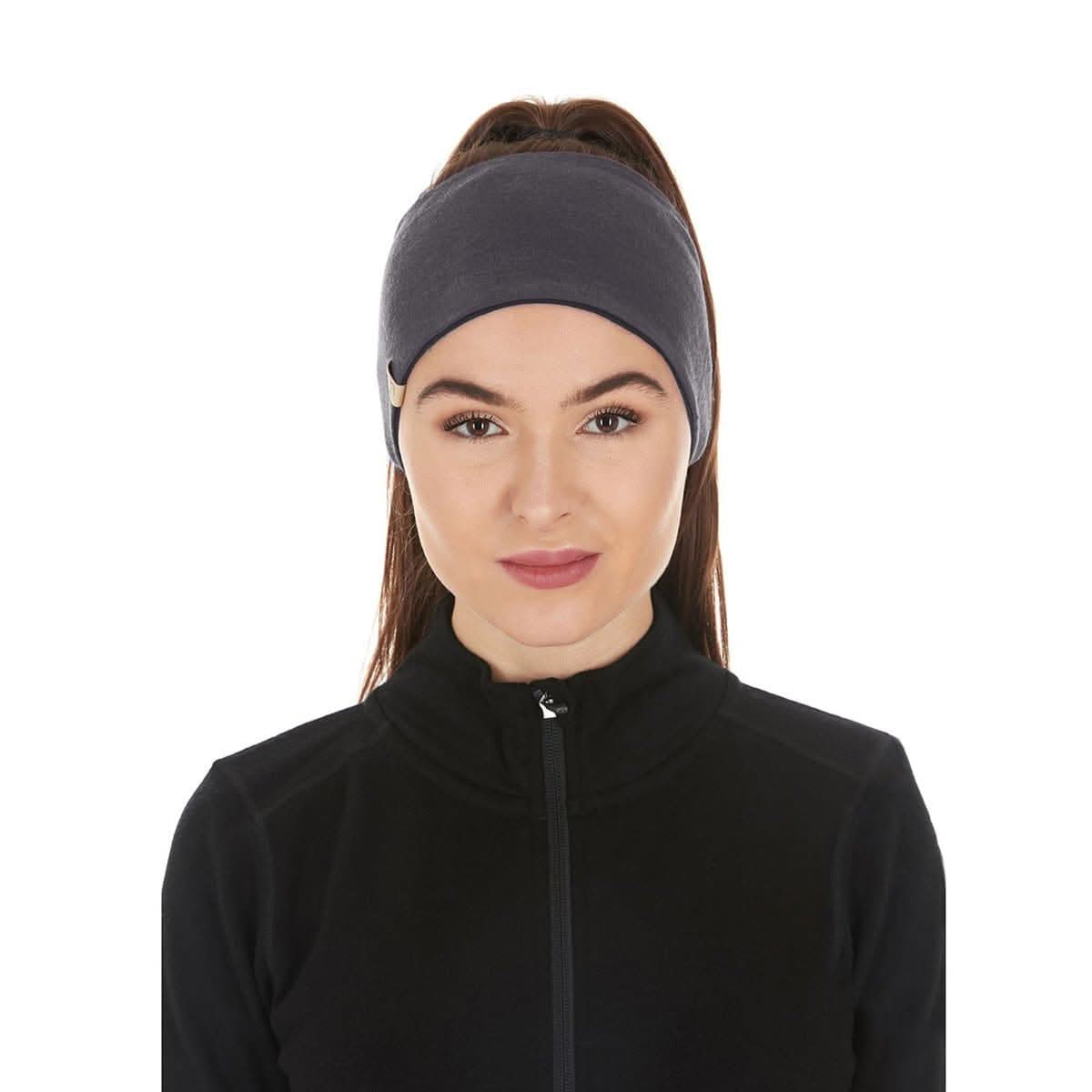 Midweight Reversible Wool Headband  - 100% Merino Wool - Osadia Concept Store