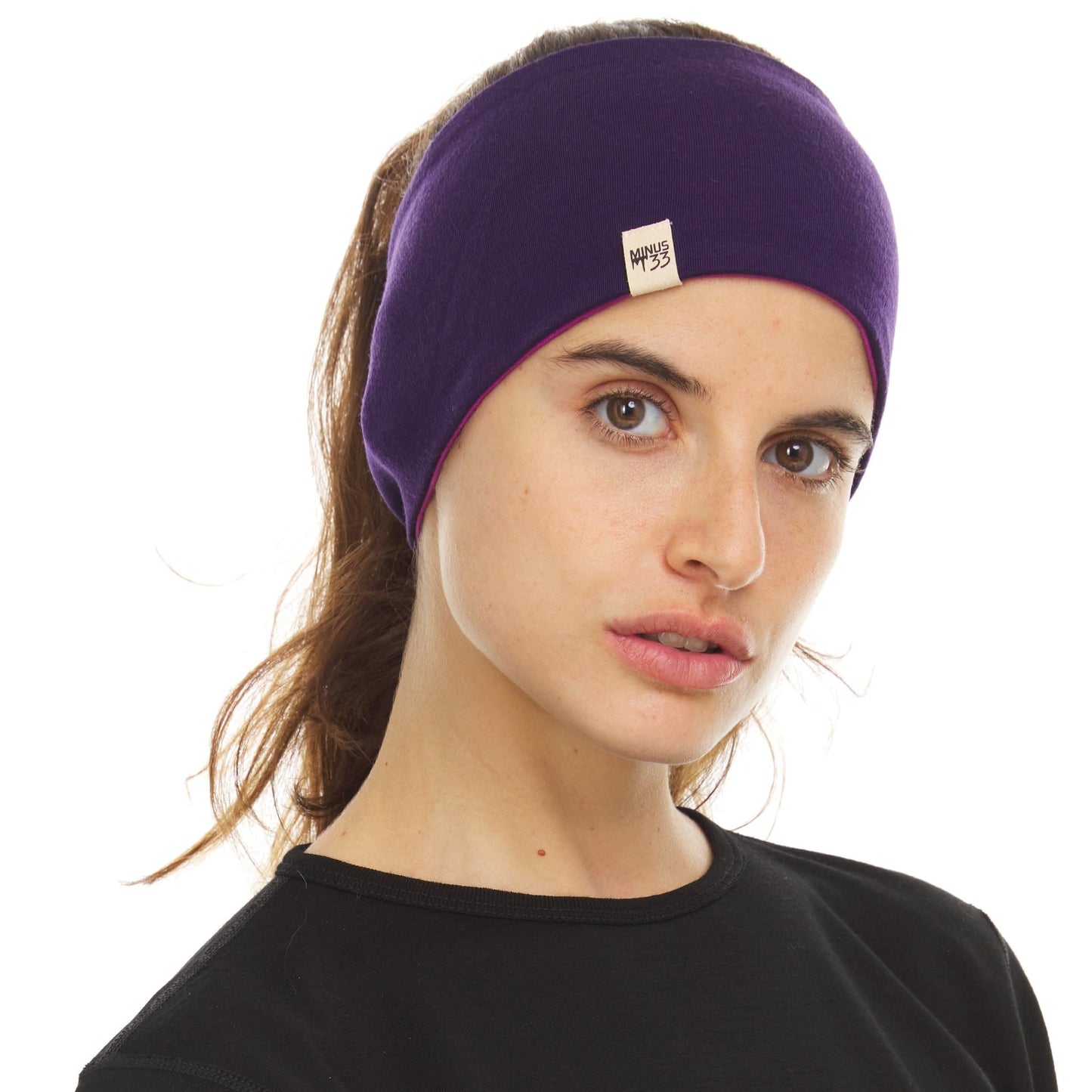 Midweight Reversible Wool Headband  - 100% Merino Wool - Osadia Concept Store