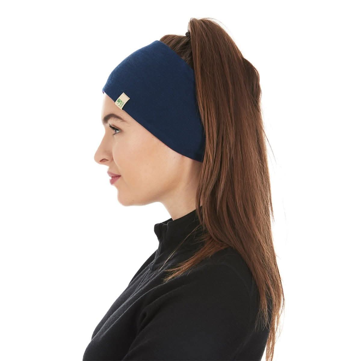 Midweight Reversible Wool Headband  - 100% Merino Wool - Osadia Concept Store