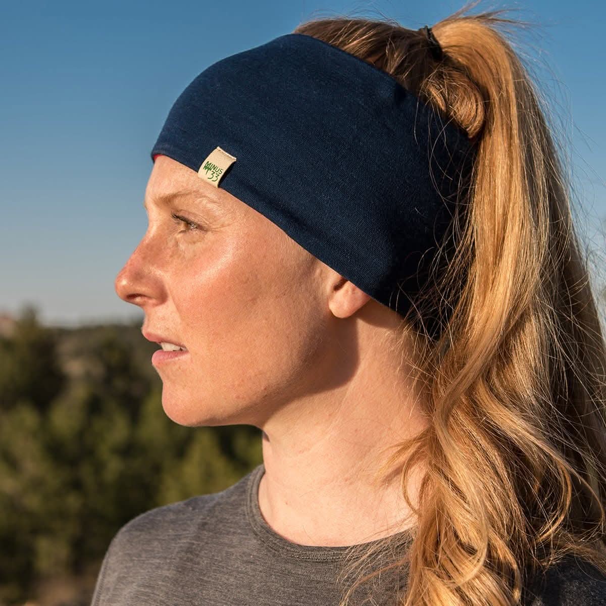 Midweight Reversible Wool Headband  - 100% Merino Wool - Osadia Concept Store