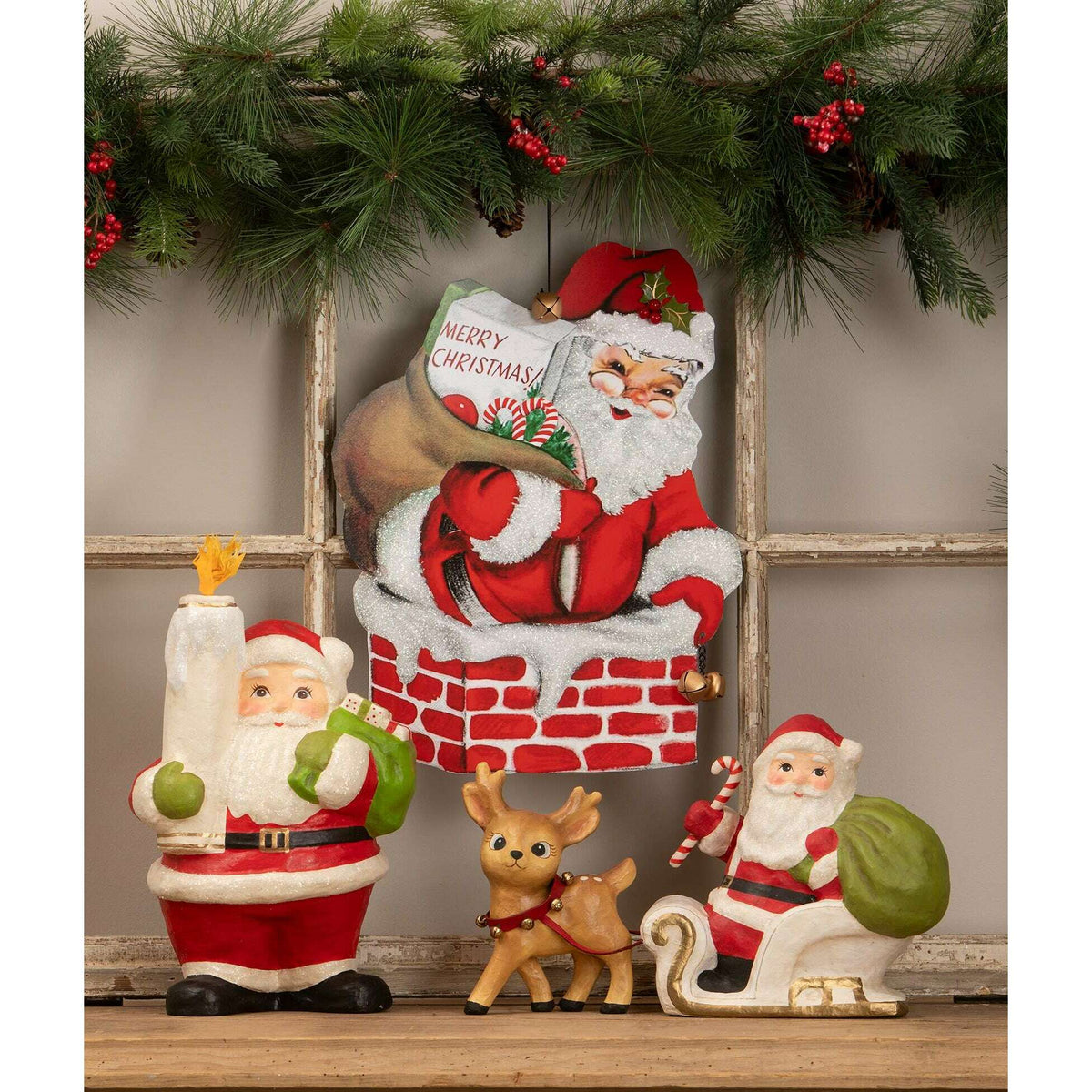 Merry Christmas Santa Sign