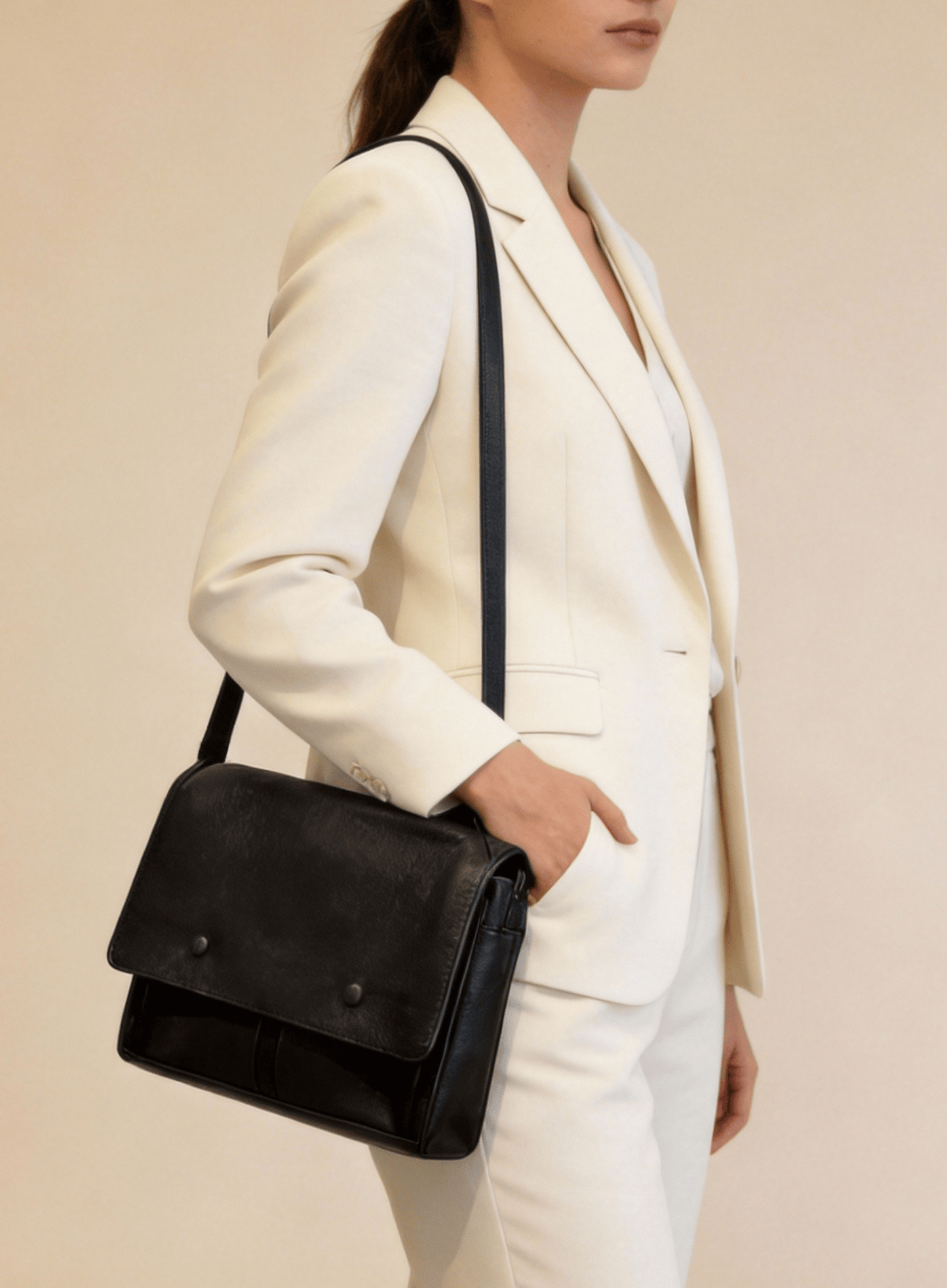 Leather Messenger Bag