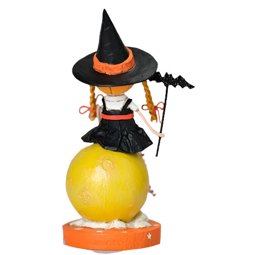 Mischief on the Moon Halloween Figurine by Lori Mitchell *NEW FOR 2025* - Osadia Concept Store