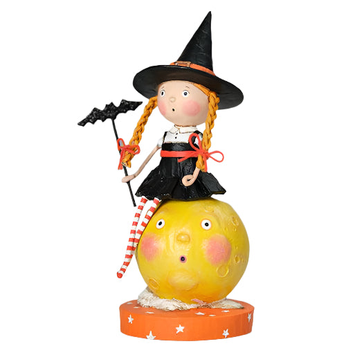 Mischief on the Moon Halloween Figurine by Lori Mitchell *NEW FOR 2025* - Osadia Concept Store