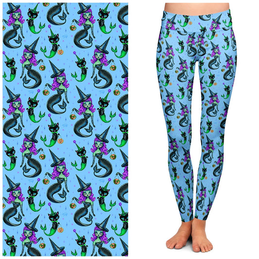 MerWitch & Her MerCat Leggings by Miss Fluff x Lipstick & Chrome TC2