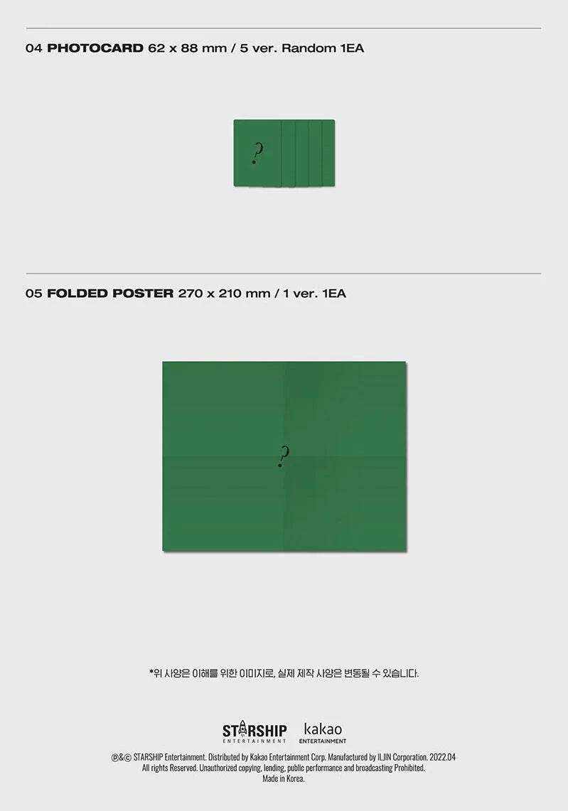 MONSTA X - 11th Mini Album Shape Of Love [Special Ver.]