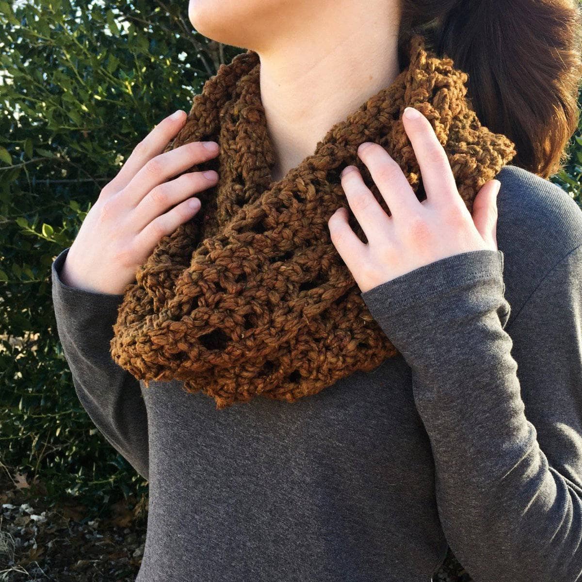 Mountain Mobius Cowl Crochet Pattern