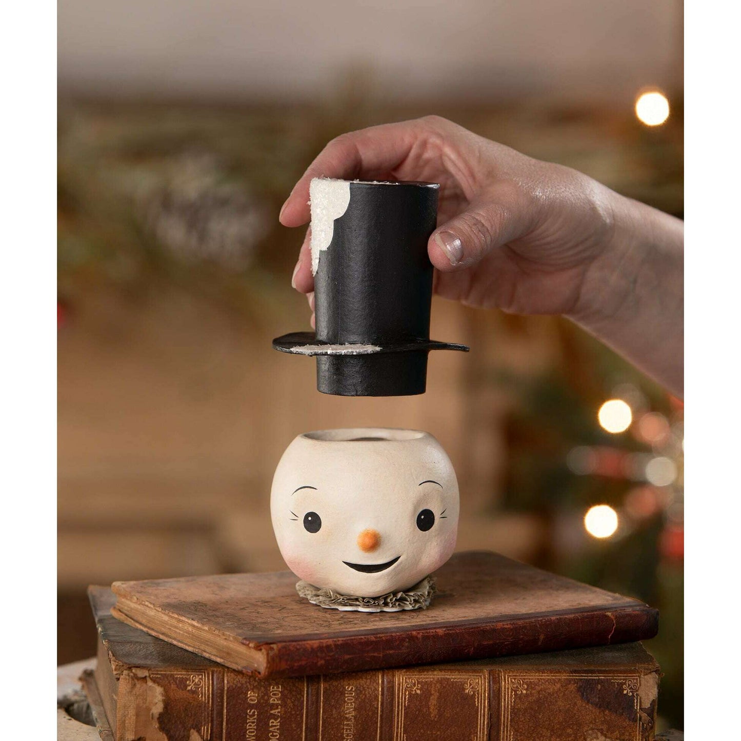 Mr. Snowman Container | Christmas Decor | Bethany Lowe
