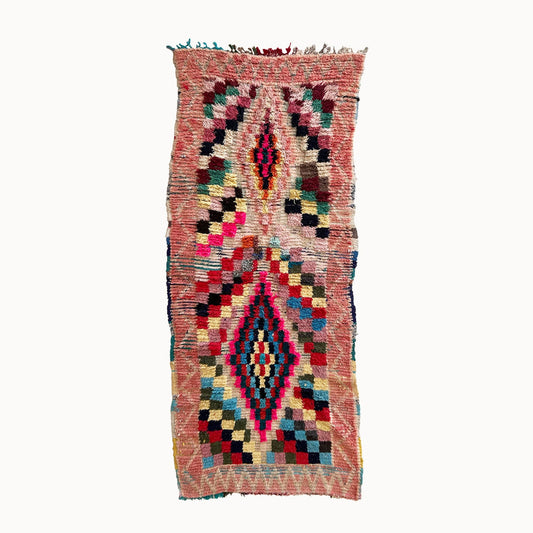 Janessa Vintage Moroccan Runner Rug | 3’4” x 7’11”