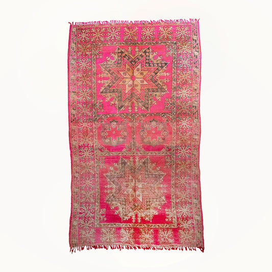 Cher Vintage Moroccan Large Area Rug | 7' x 14’4”