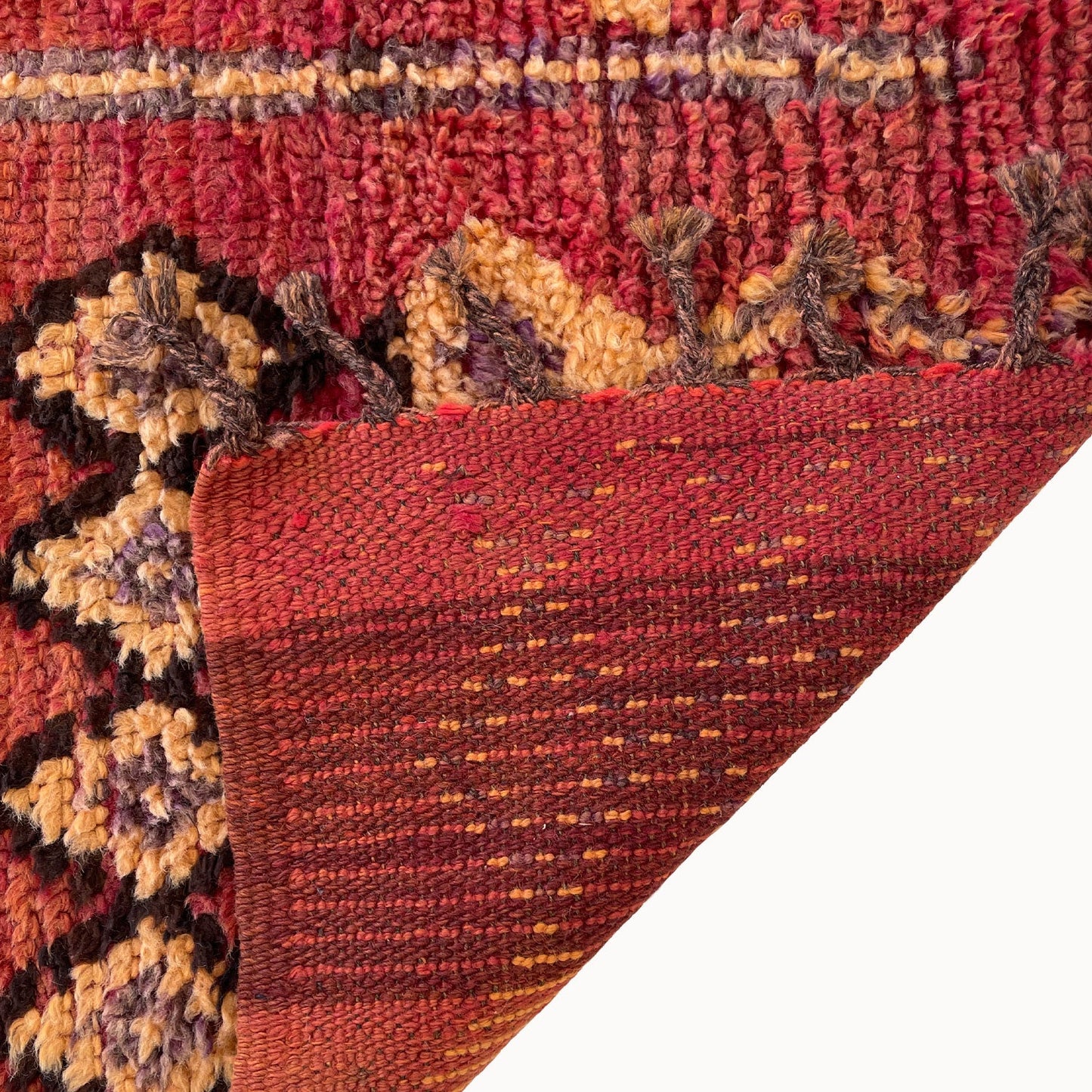 Arthur Vintage Moroccan Square Area Rug | 5’10” x 6’6”