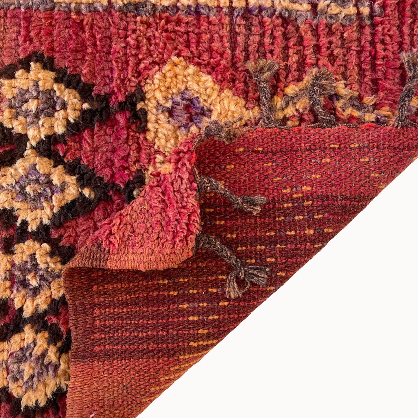 Arthur Vintage Moroccan Square Area Rug | 5’10” x 6’6”