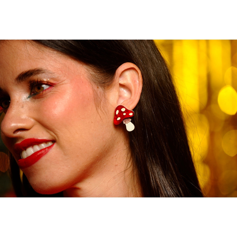 Mushroom Earrings by Laliblue