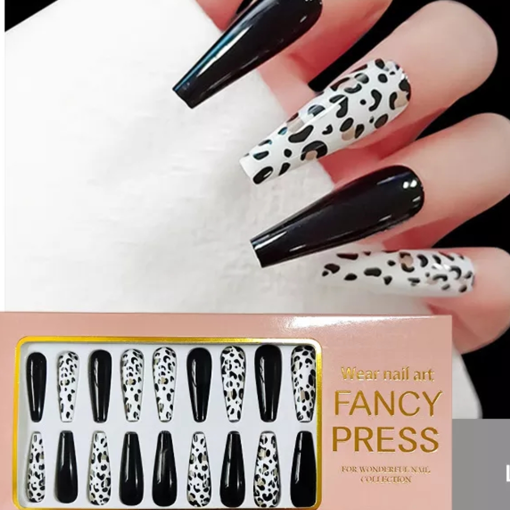 Extra Long Coffin Press on Nails