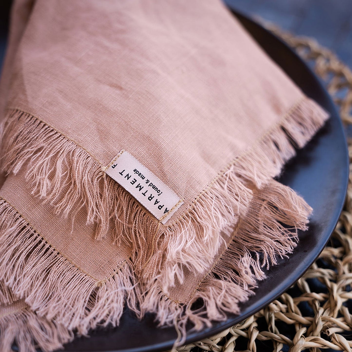 Fringe Linen Napkins (set of 2)