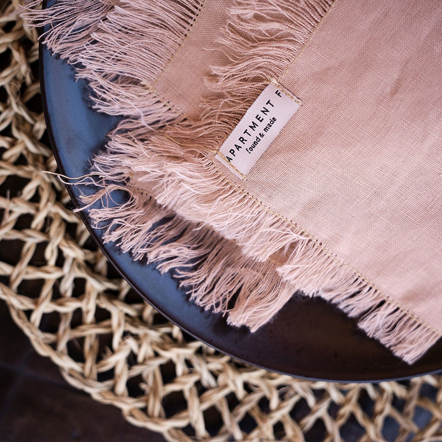 Fringe Linen Napkins (set of 2)