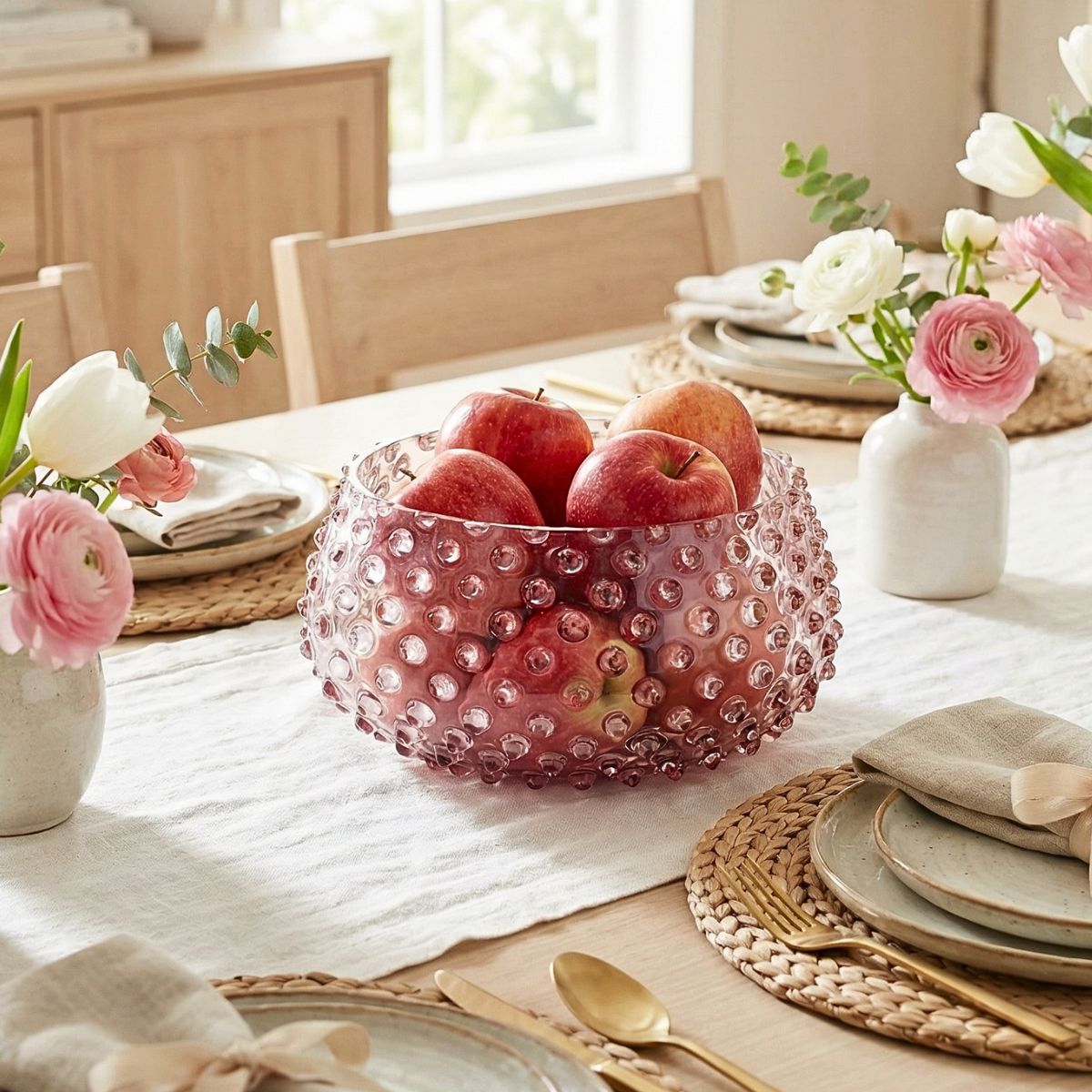 Hobnail Bowl - Large - Night Iris