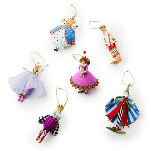 Nutcracker Suite Mini Ornament Set by Patience Brewster RETIRED