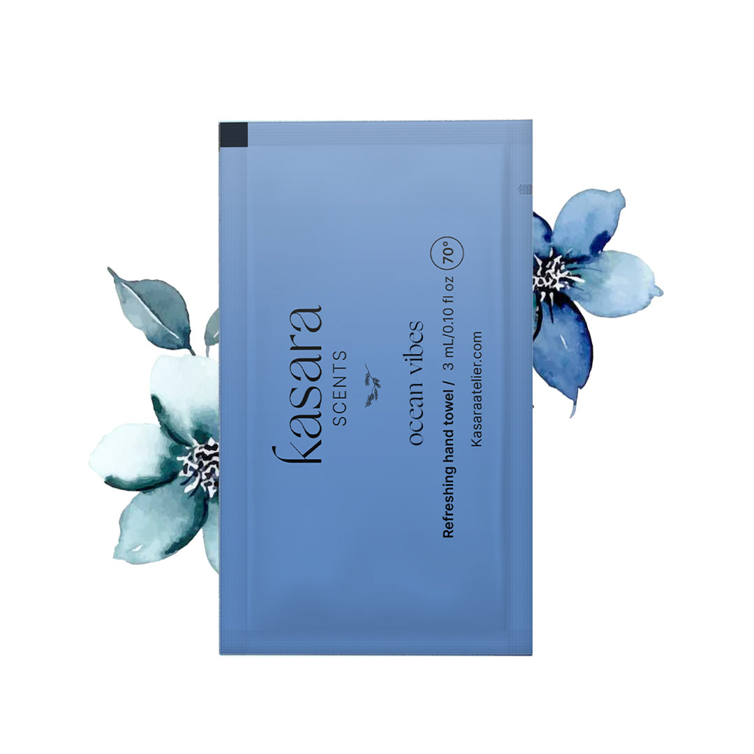 Ocean vibes, perfumed wipes 60pcs pink pepper and lemon