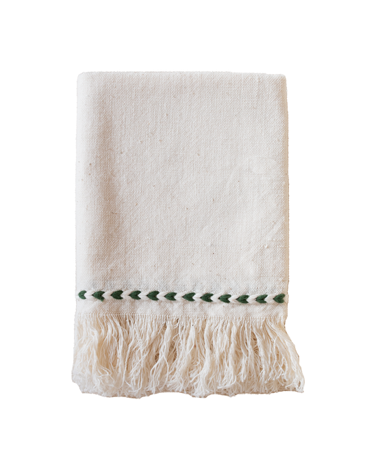 Olive Braid Detail Napkin | Set of 2