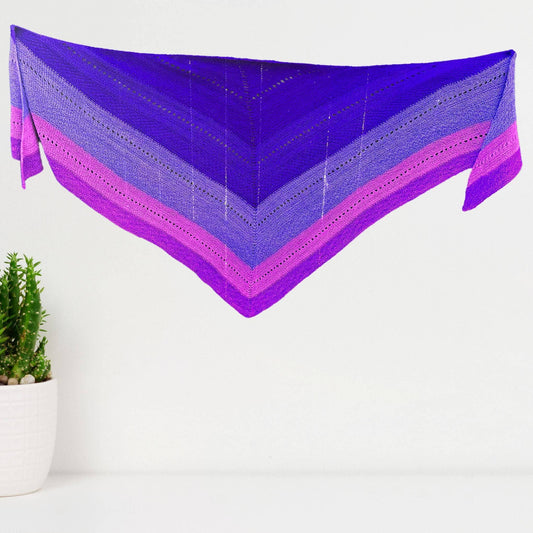Ombre Stitch Sampler Shawl Pattern