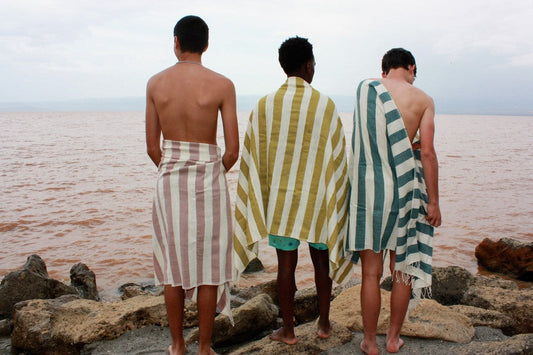 Omo Handwoven Ethiopian Cotton Beach Towel