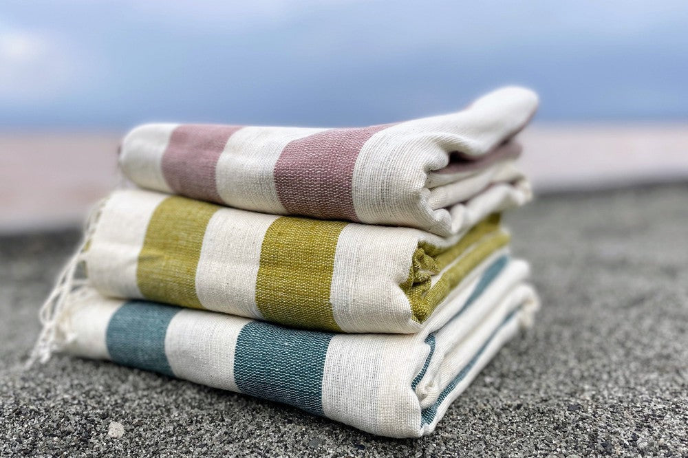 Omo Handwoven Ethiopian Cotton Beach Towel