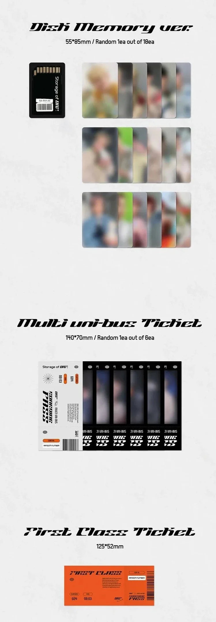 Onf - Storage Of Onf Special Album