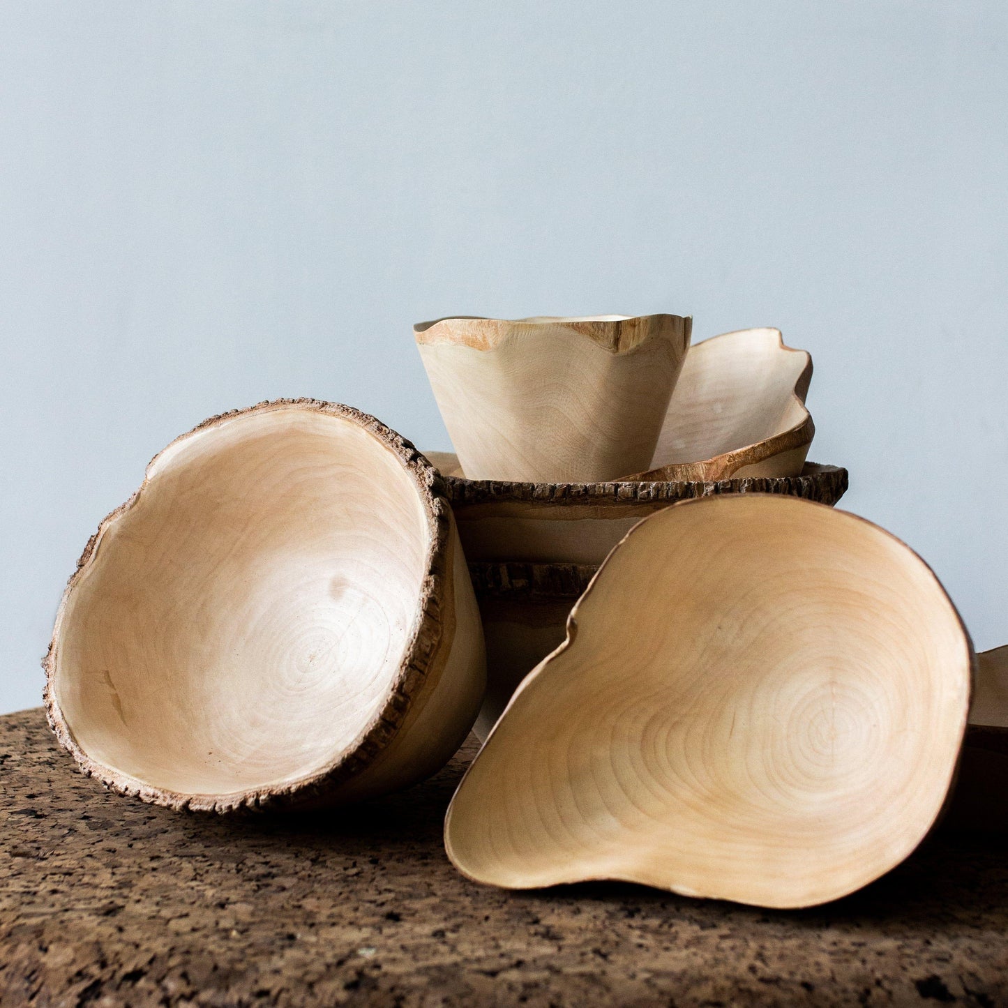 Jacaranda Hand-carved Wood Trinket Bowl - Osadia Concept Store