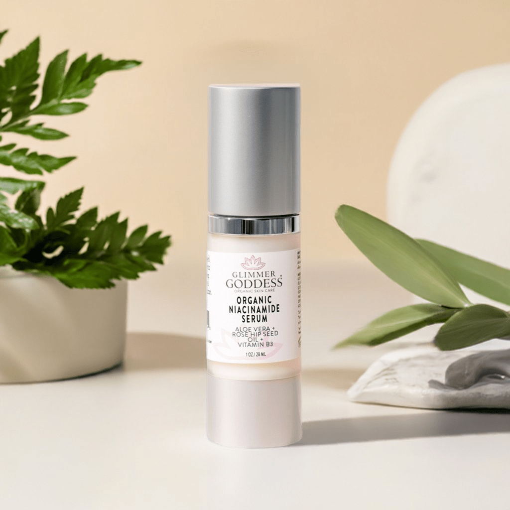 Organic Niacinamide Serum 5% by Glimmer Goddess | Pore-Refining, Smoothing - Osadia Concept Store